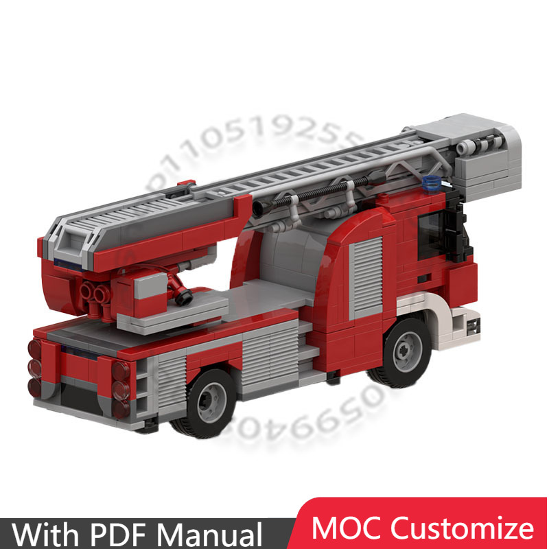 Fire Escape Ladder - 566 PCS Racing Fire Ladder Truck