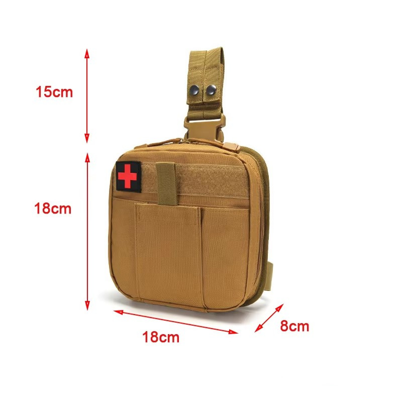 MOLLE Drop Leg Pouch Medical K - First Aid Bag Kit avaliação e preço