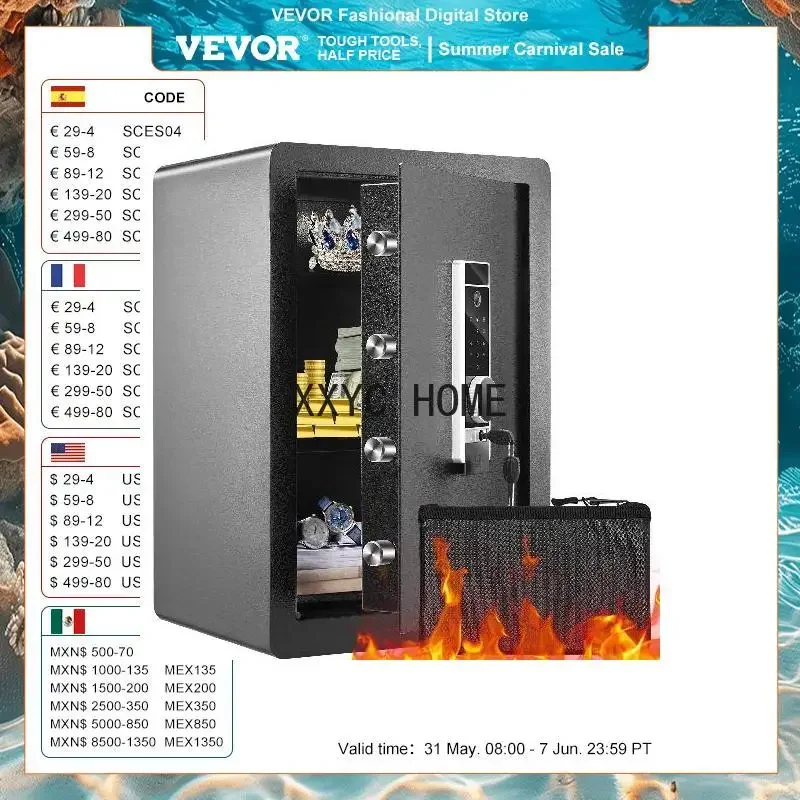 Electric Safe 2.2/1.8 Cubic Fe - Fire Safe Document avaliação e preço