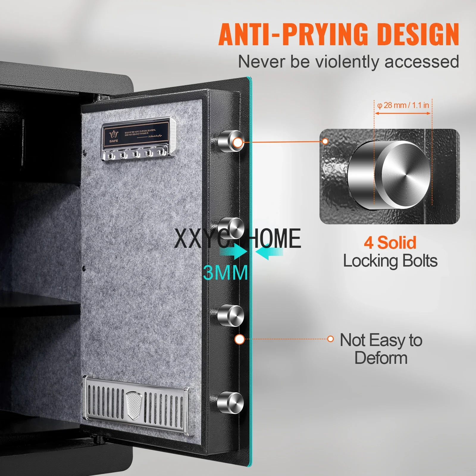 Electric Safe 2.2/1.8 Cubic Fe - Fire Safe Document avaliação e preço