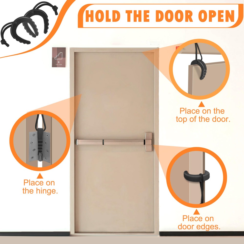 Easy to Use Rubber Door Jam Fi - Door Stop Alarm avaliação e preço