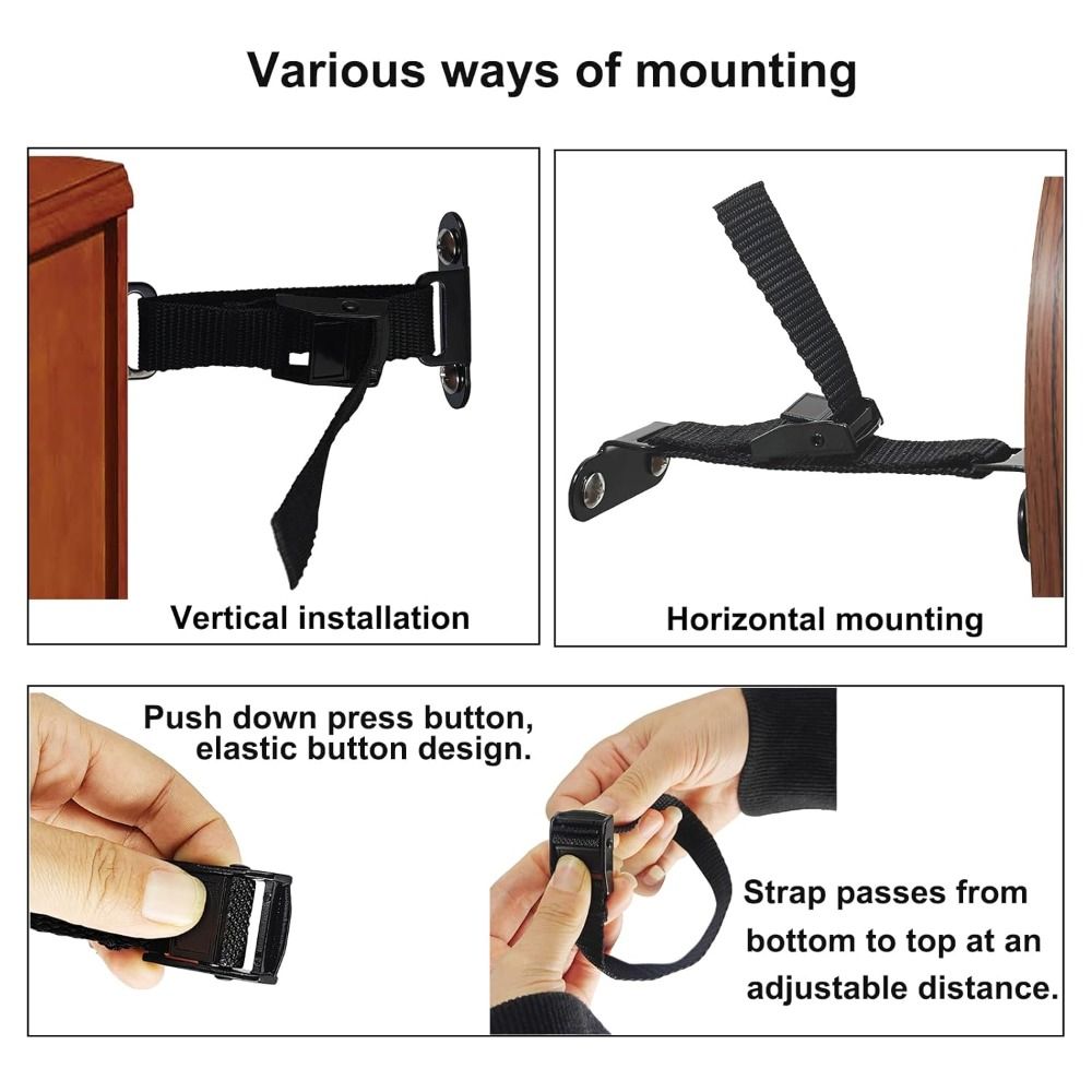 Earthquake Proof Furniture Anc - Earthquake Anchor Strap avaliação e preço