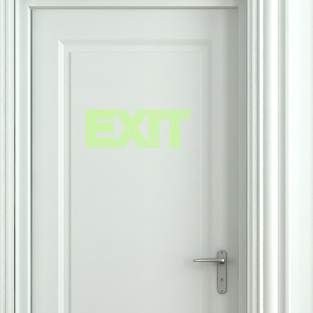 3Pcs Exit Signs Night Luminous - Emergency Exit Sign avaliação e preço