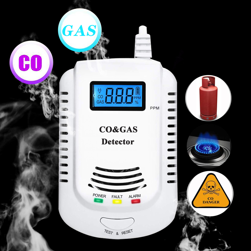 2 in 1 Gas Detector, Plug-in H - Co Detector Plug avaliação e preço