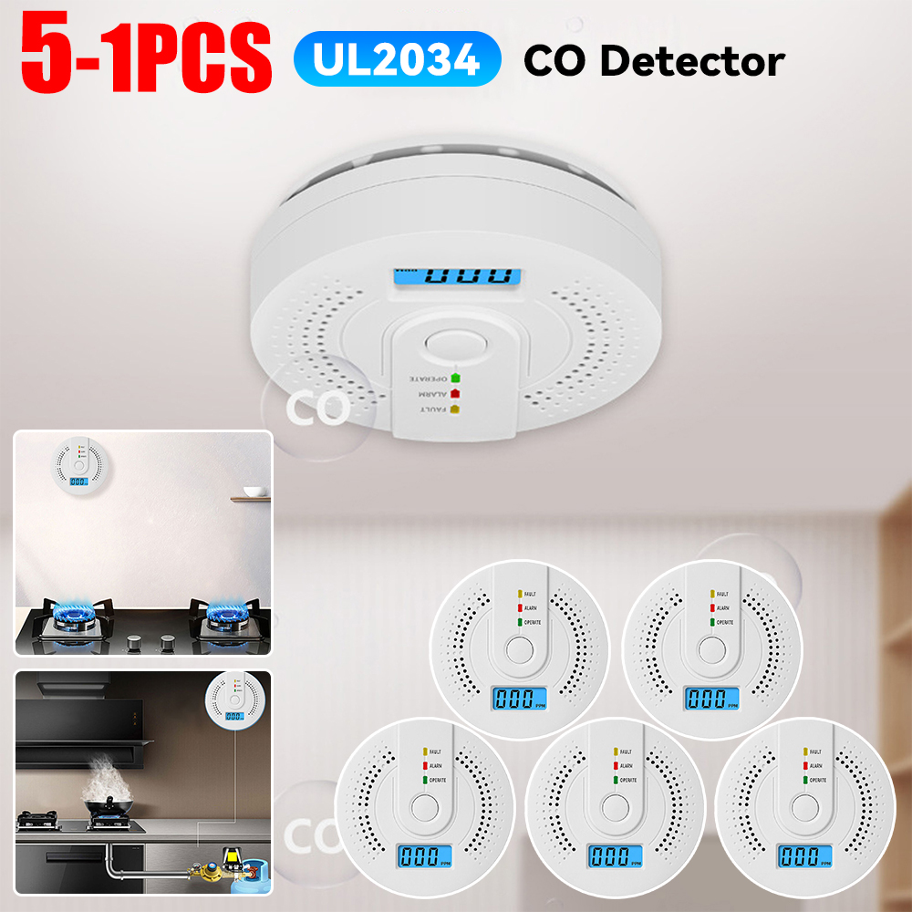Digital Carbon Monoxide Detect - Smoke Detector Interconnected avaliação e preço