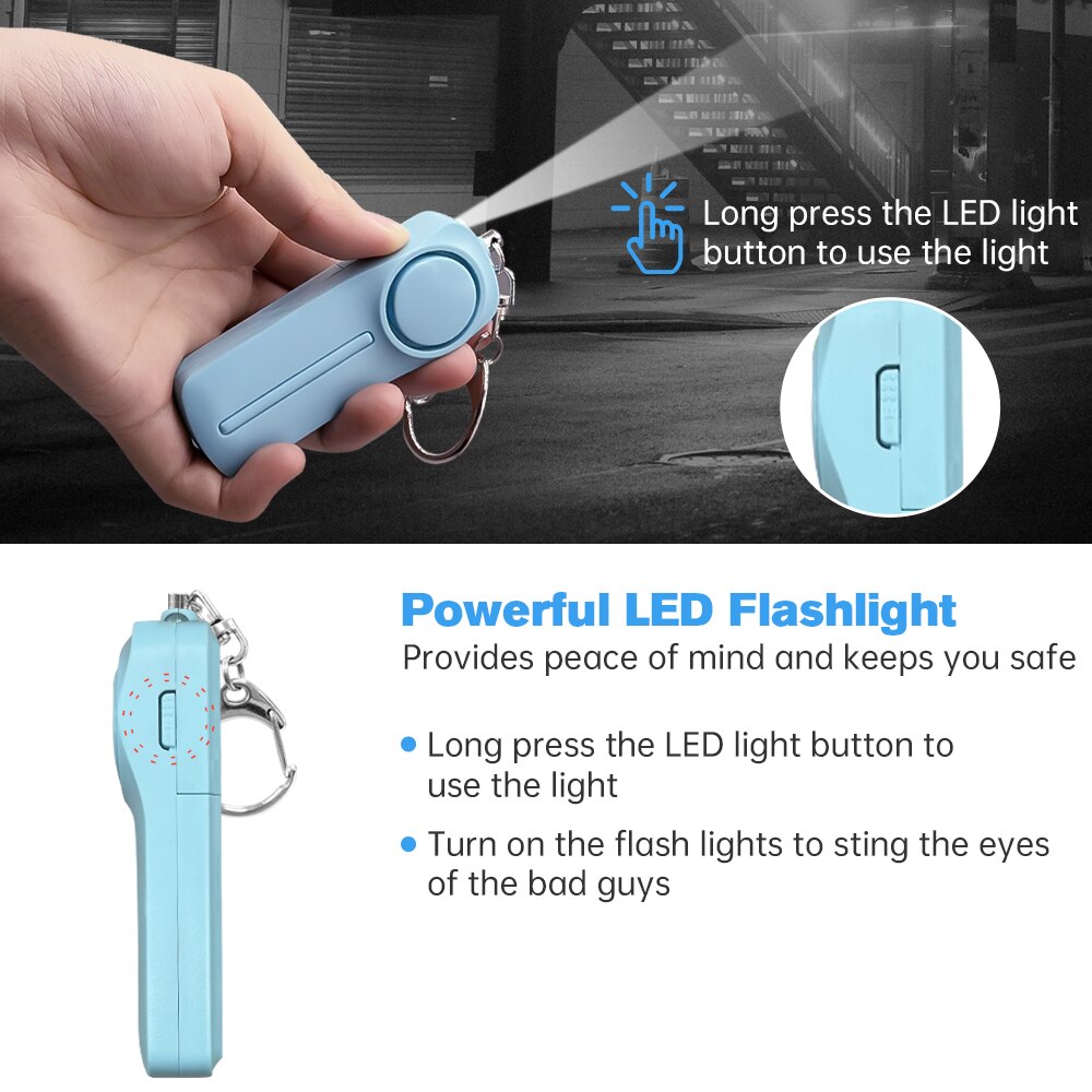 Personal Security Alarm Self D - Personal Alarm Keychain avaliação e preço