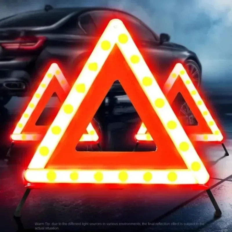 Car Triangle Red Reflective Tr - Emergency Exit Sign avaliação e preço