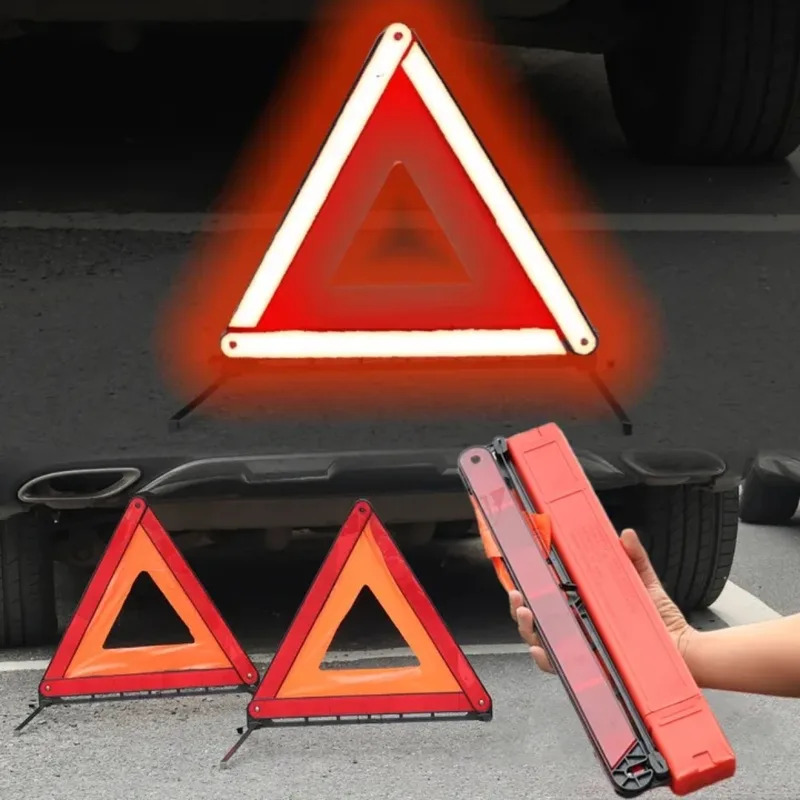 Car Triangle Red Reflective Tr - Emergency Exit Sign avaliação e preço