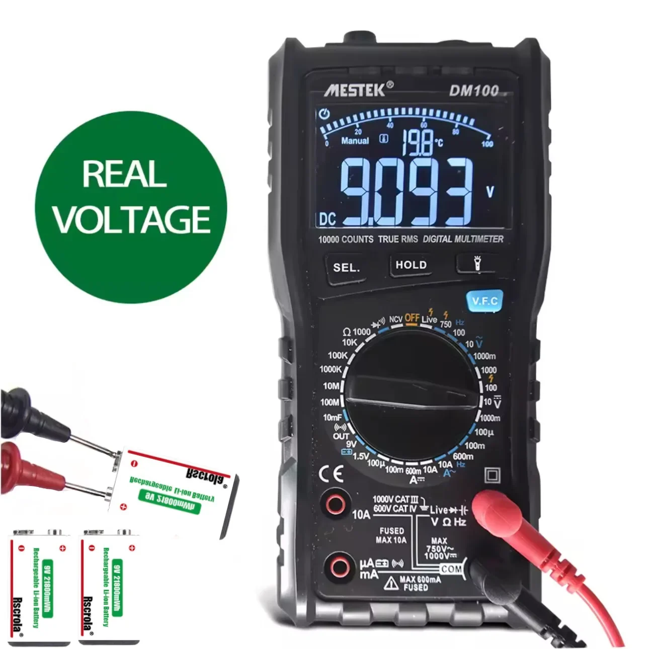 Long-Lasting 9V Rechargeable L - Smoke Detector Interconnected avaliação e preço