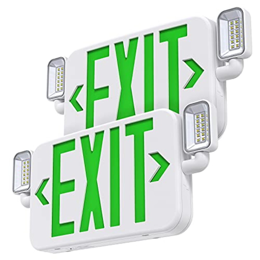 Led Combo Emergency Exit Sign  - Emergency Exit Sign avaliação e preço