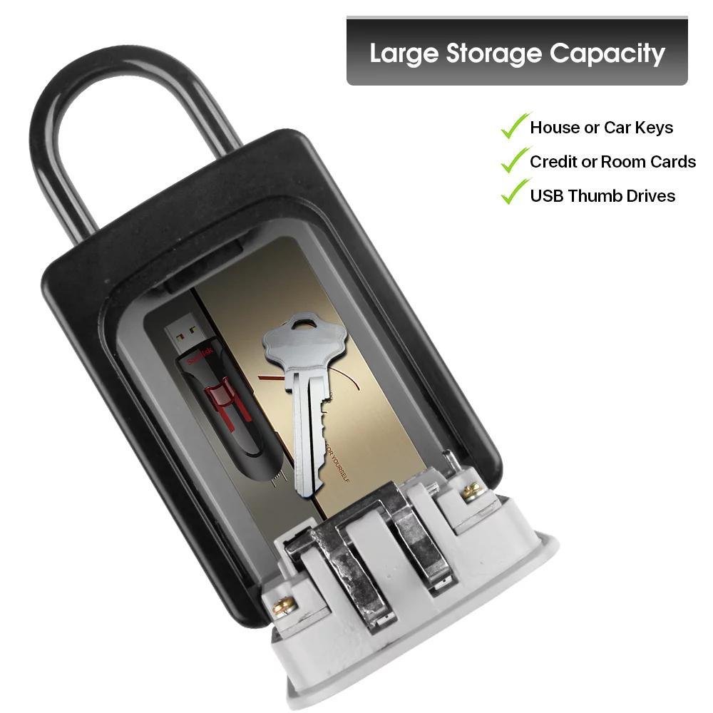 Wall Mount Key Lock Box 4 Digi - Lockbox Key Secure avaliação e preço