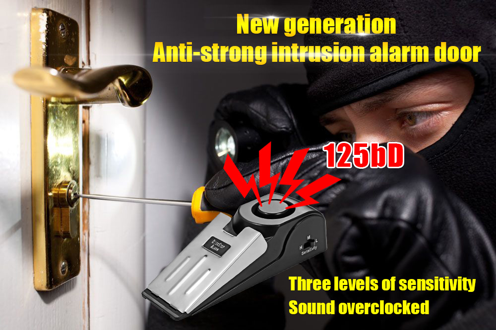 KERUI 125DB Anti-theft Burglar - Door Stop Alarm avaliação e preço