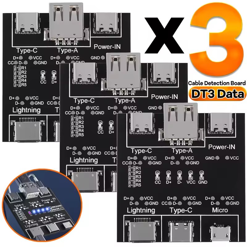 DT3 Data Cable Detection Board - Co Detector Plug avaliação e preço