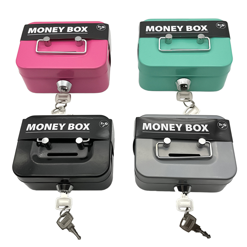 Money Safe Box Lockable Cash B - Lockbox Key Secure avaliação e preço