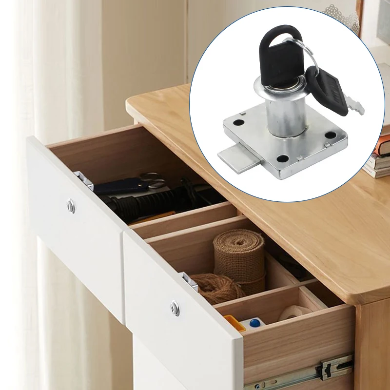 Drawer lock with key, used for - Medicine Cabinet Lock avaliação e preço