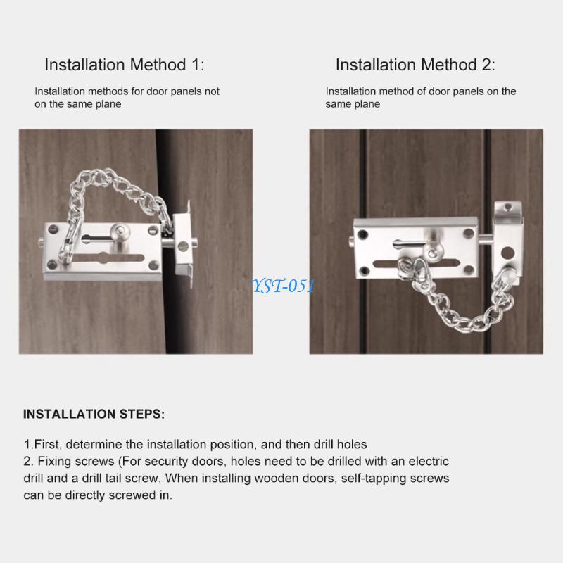 E15A Corrosions Resistant Stee - Security Chain Door avaliação e preço