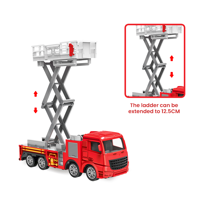 1:55 Diecast Fire Truck Model  - Fire Escape Ladder avaliação e preço