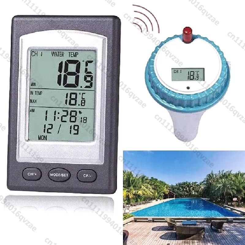 Wireless Pool Thermometer with - Pool Alarm Float avaliação e preço