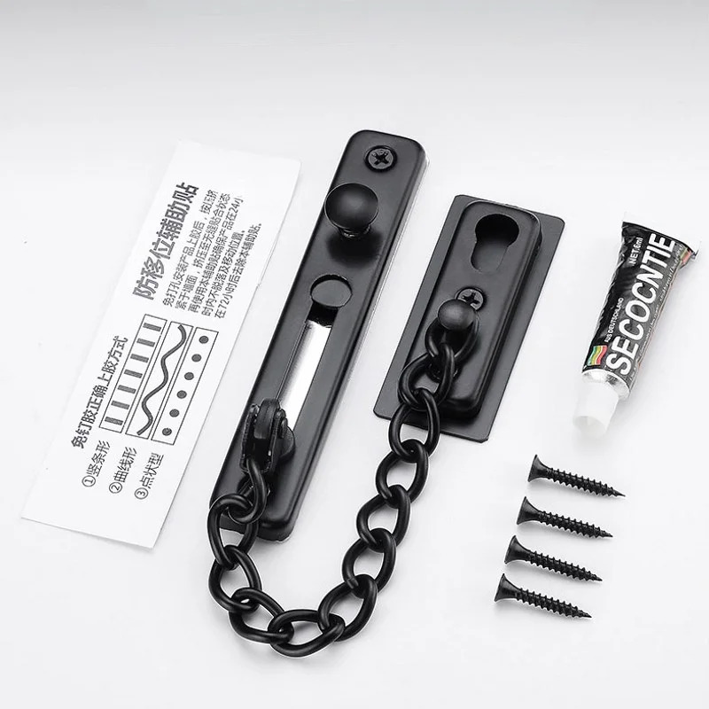 Multi-Color Stainless Steel An - Security Chain Door avaliação e preço