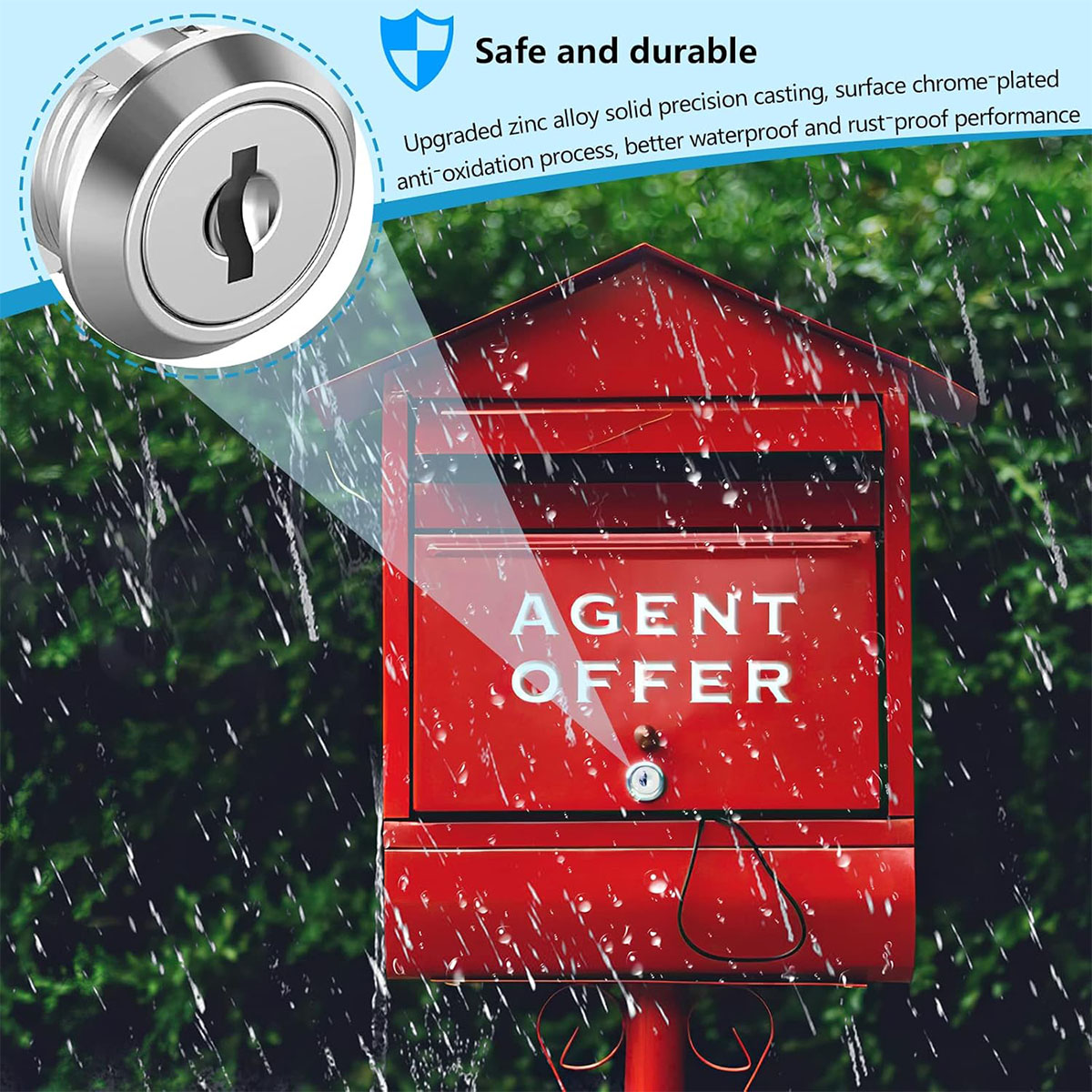 Single Unlock Set,1 Pack Keyed - Medicine Cabinet Lock avaliação e preço