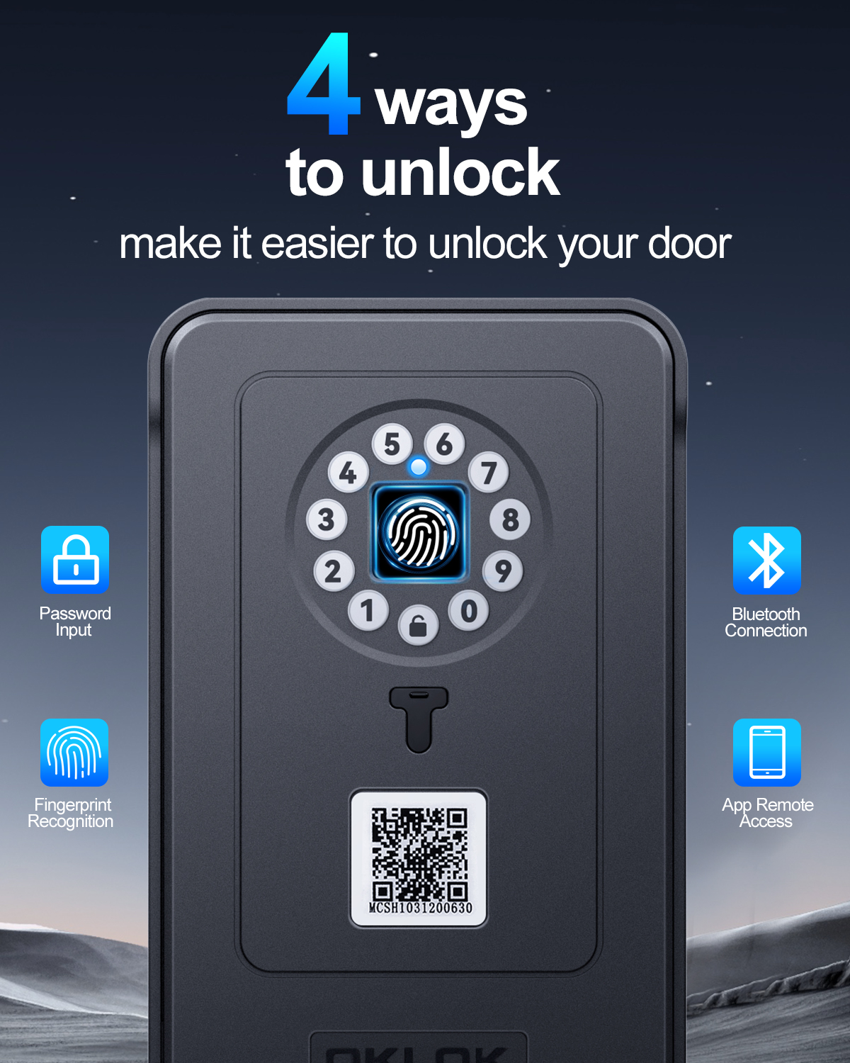 Wireless Smart lock Box Blueto - Lockbox Key Secure avaliação e preço