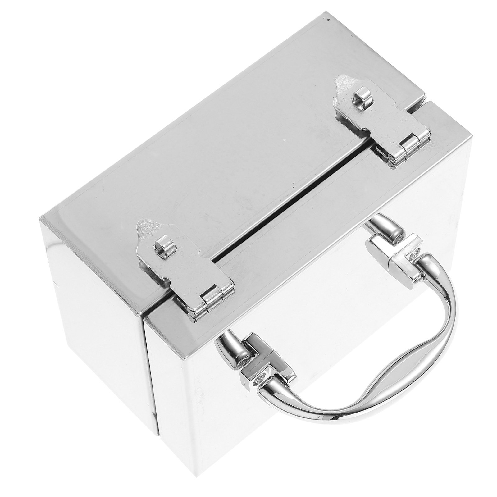 Lockable Stainless Steel Cash  - Lockbox Key Secure avaliação e preço