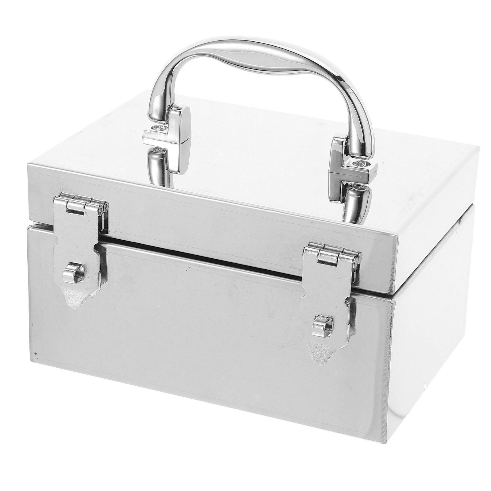 Lockable Stainless Steel Cash  - Lockbox Key Secure avaliação e preço