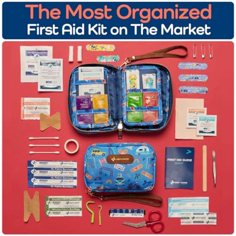 KeepGoing Travel First Aid Kit - First Aid Bag Kit avaliação e preço