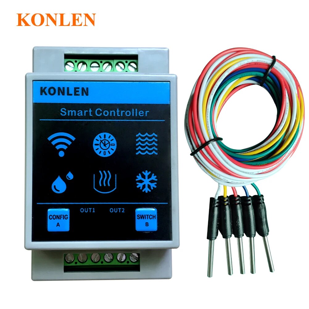 KONLEN Tuya Water Level Sensor - Water Alarm Sensor avaliação e preço