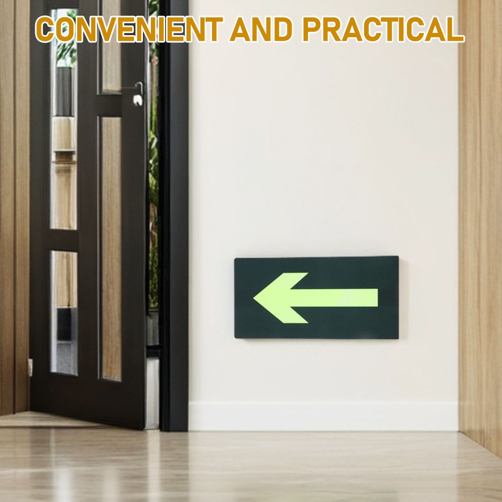 8Pcs Luminous Emergency Fire E - Emergency Exit Sign avaliação e preço