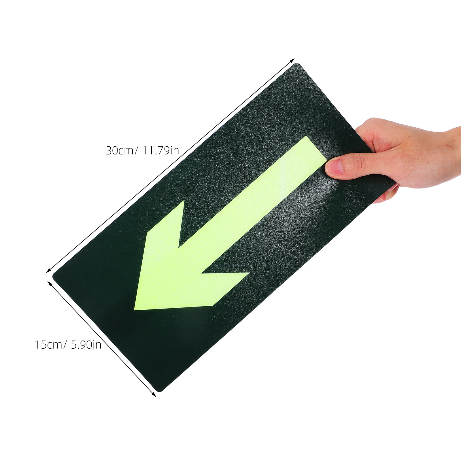 8Pcs Fire Evacuation Arrow Sti - Emergency Exit Sign avaliação e preço