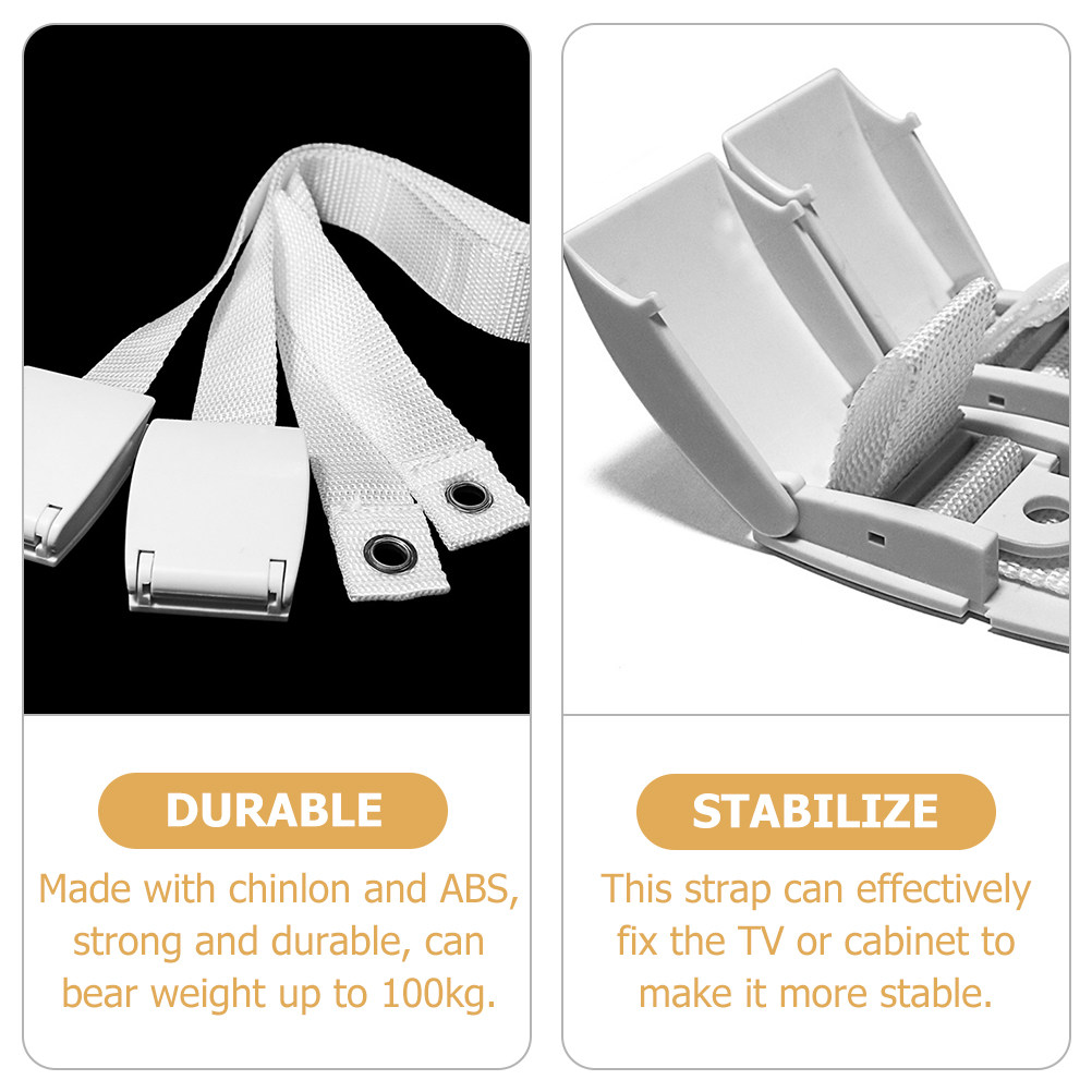 2Pcs Anti Tip Strap Adjustable - Earthquake Anchor Strap avaliação e preço