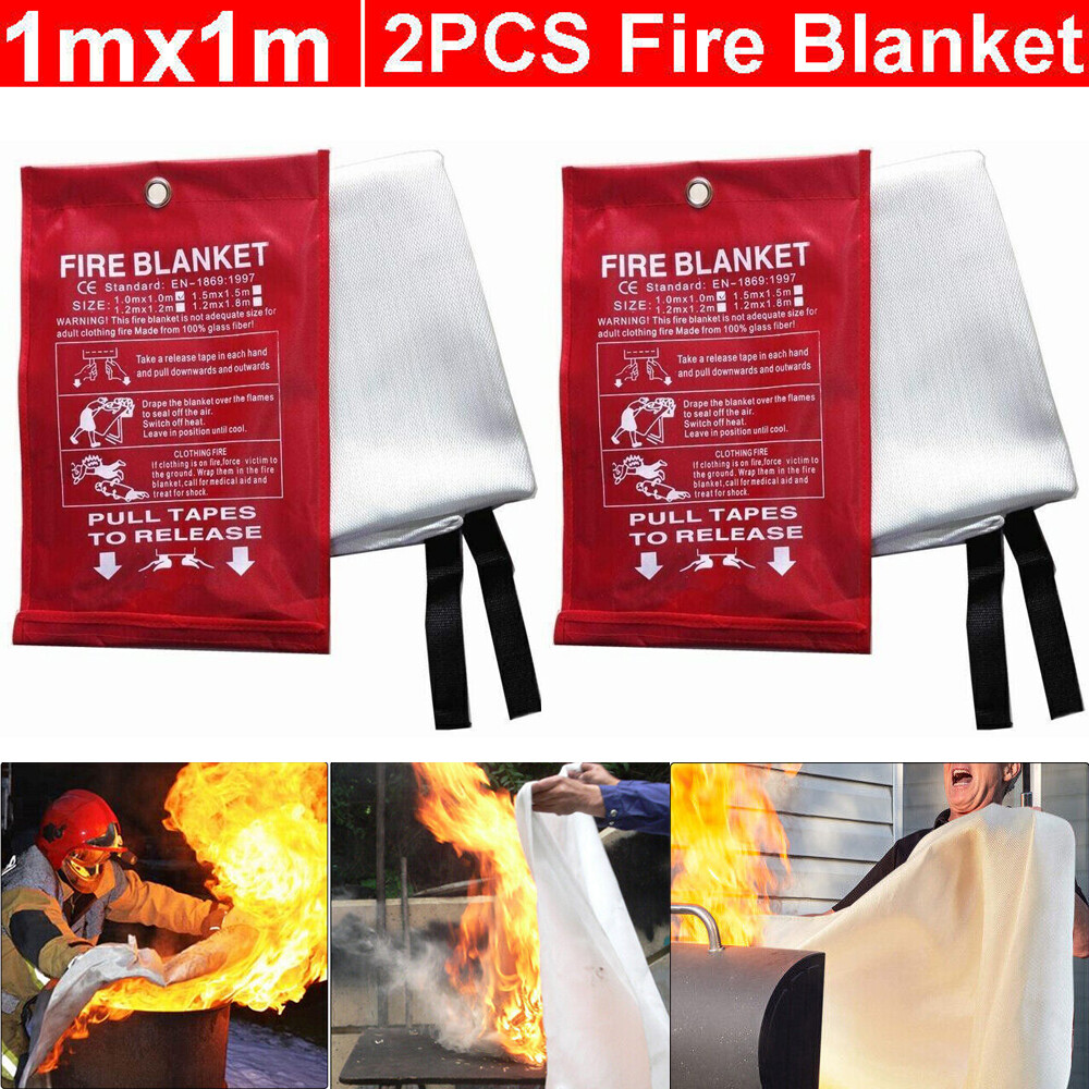 1M*1M Fire Blanket, Kitchen Es - Fire Blanket Kitchen avaliação e preço