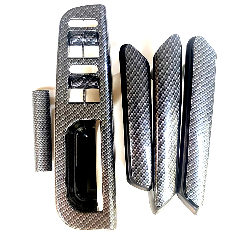 Carbon fiber pattern door hand - Window Lock Bar avaliação e preço