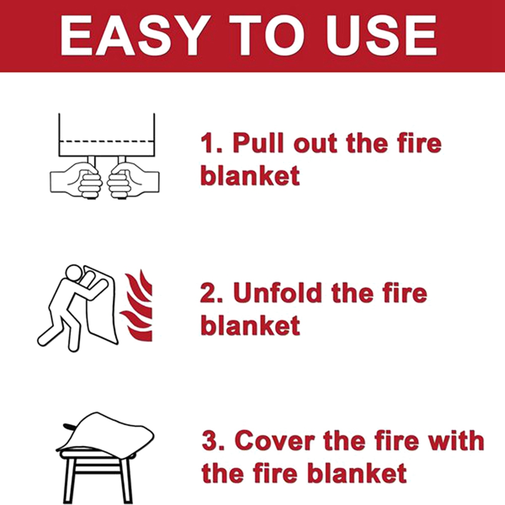 AED2-Emergency Fire Blanket, F - Fire Blanket Kitchen avaliação e preço