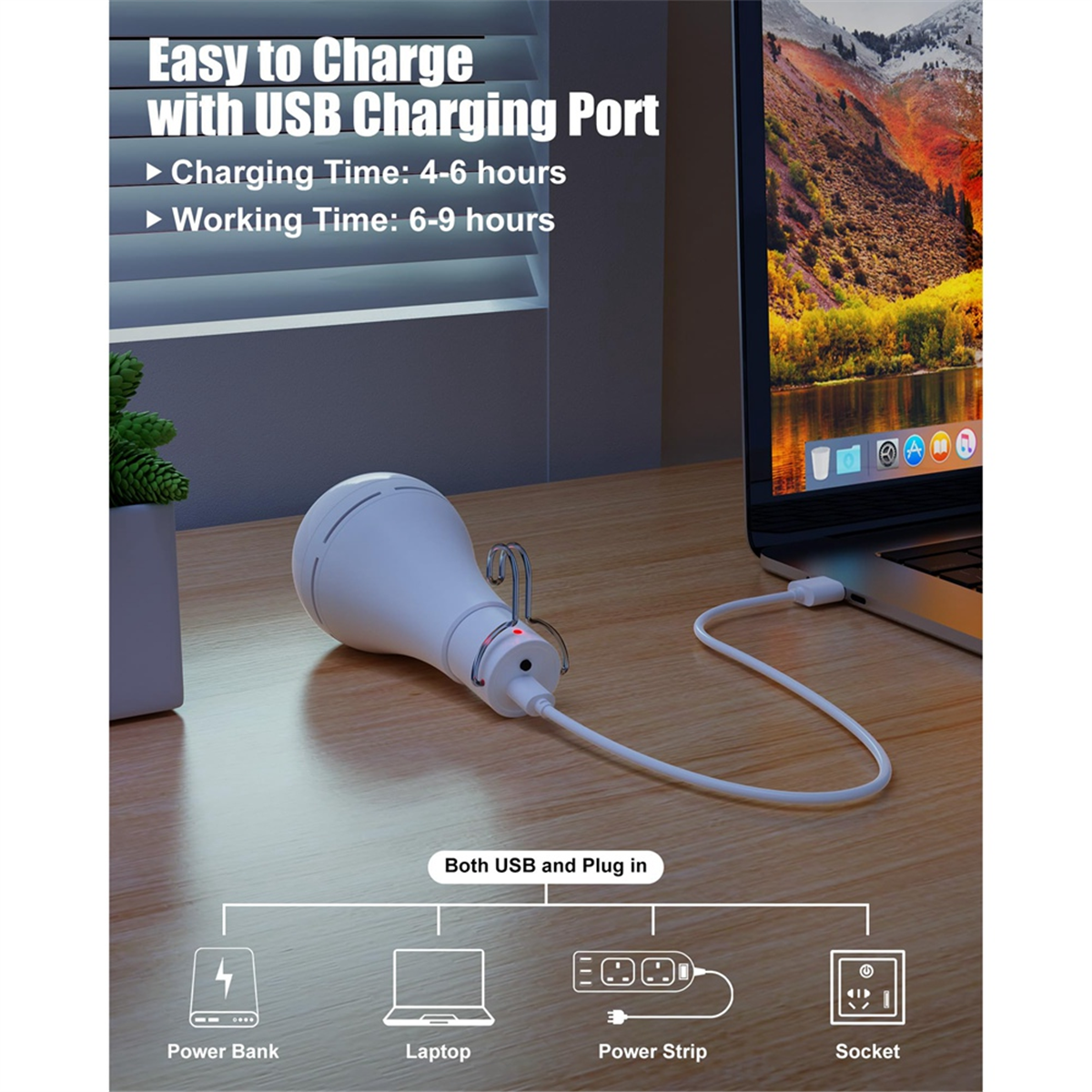 ONCE USB Rechargeable Light Bu - Power Outage Light avaliação e preço