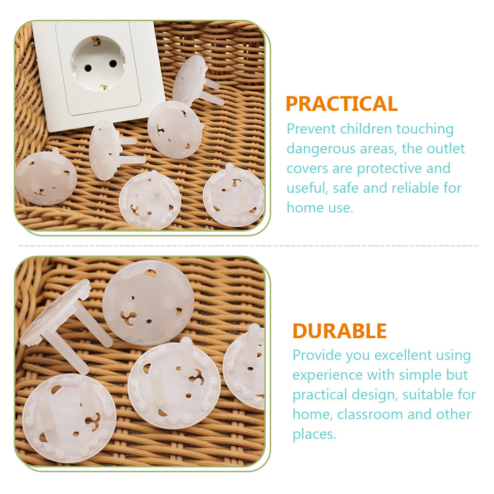 20Pcs Plastic Outlet Covers Ch - Outlet Cover Baby avaliação e preço