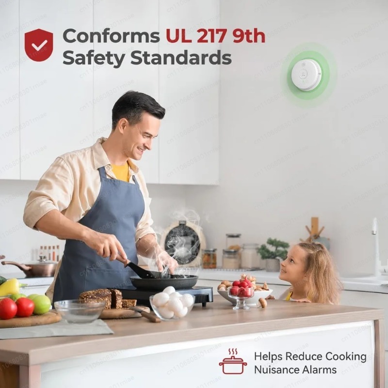 High quality-8pack,Hardwired I - Smoke Detector Interconnected avaliação e preço