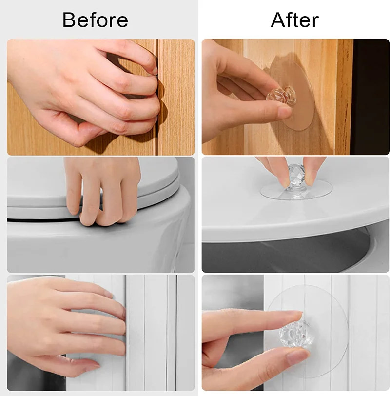 2/10Pcs Punch-free Drawer Knob - Window Lock Bar avaliação e preço