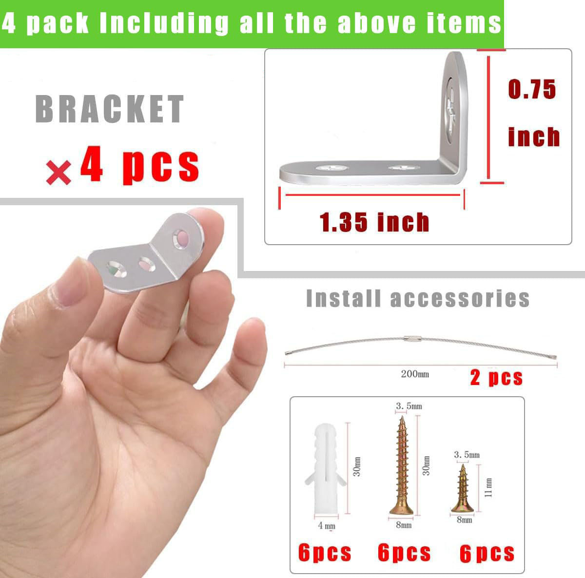 4pcs Furniture Anchors Earthqu - Earthquake Anchor Strap avaliação e preço