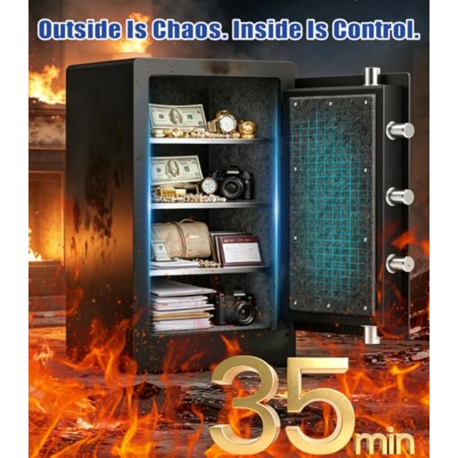 Heavy Duty Fireproof Safe for  - Fire Safe Document avaliação e preço