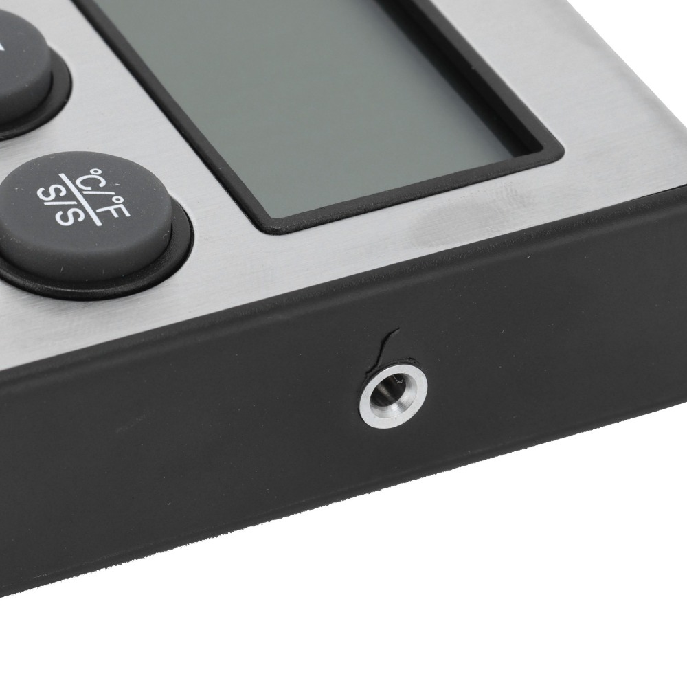 Silver Digital BBQ Meat Thermo - Pool Alarm Float avaliação e preço