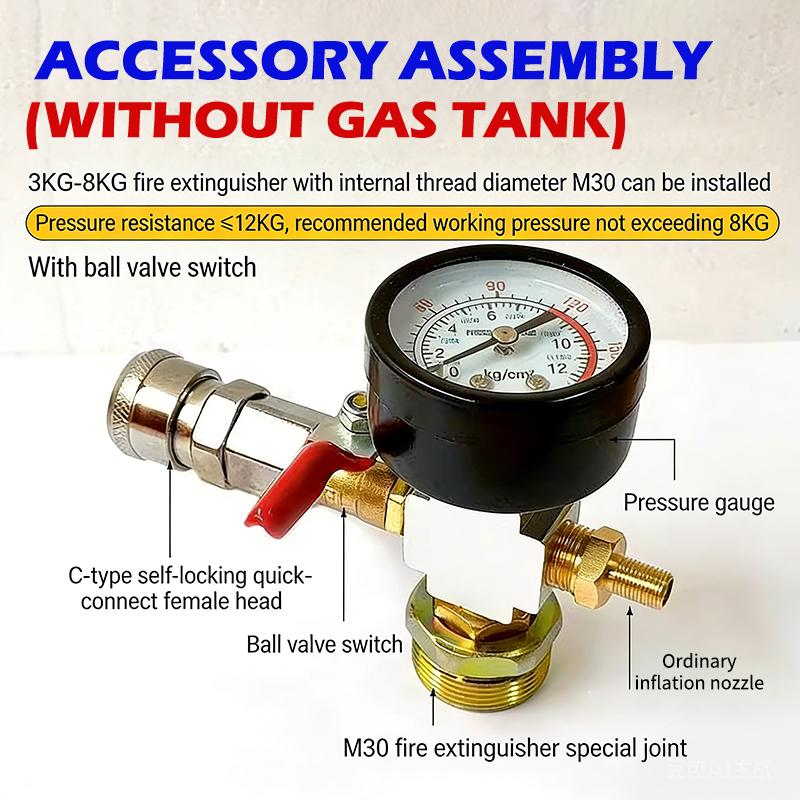 Small Air Tank Pressure Adapte - Fire Extinguisher Small avaliação e preço